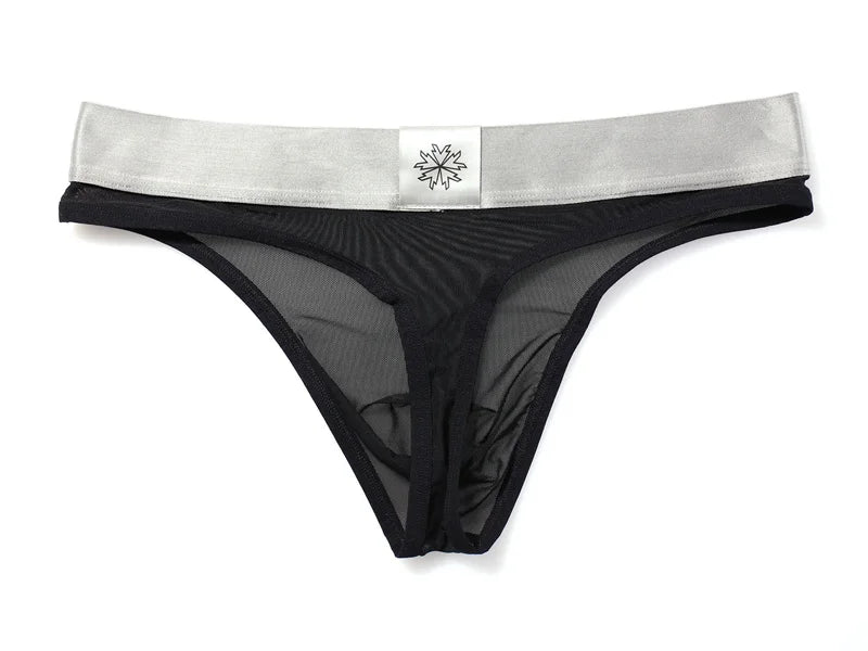 BRAVE PERSON Transparent Men's Briefs - Low-Waist Mesh Gauze Breathable Underwear - ShopHub