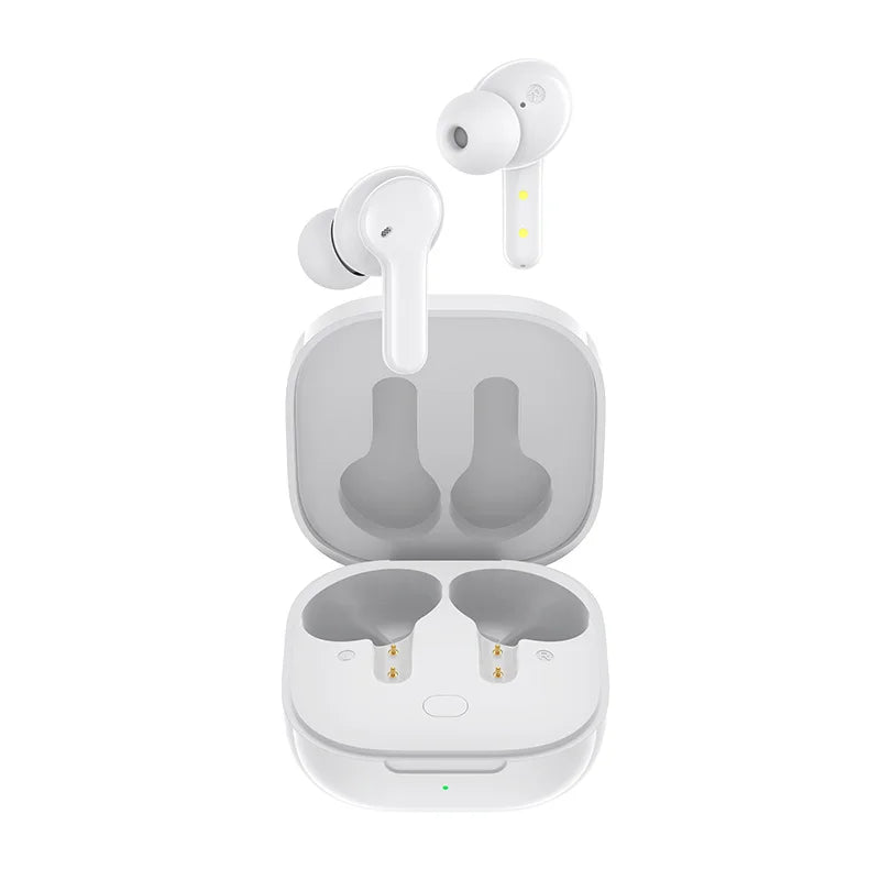QCY T13 Wireless Earphones with 4 Mic ENC, HD Call, Stereo Sound, Touch Control, Long Standby 40Hrs - ShopHub