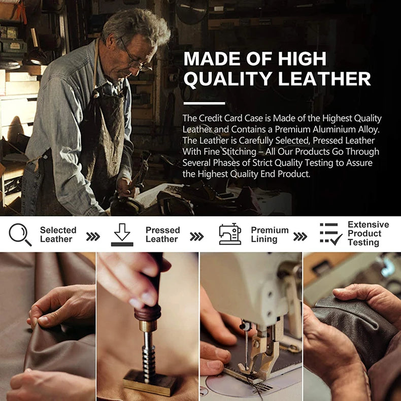 Rfid Genuine Leather Men Wallets Fashion Card Holder Trifold Wallet Money Bags Smart Slim Thin Coin Pocket Wallet Purse