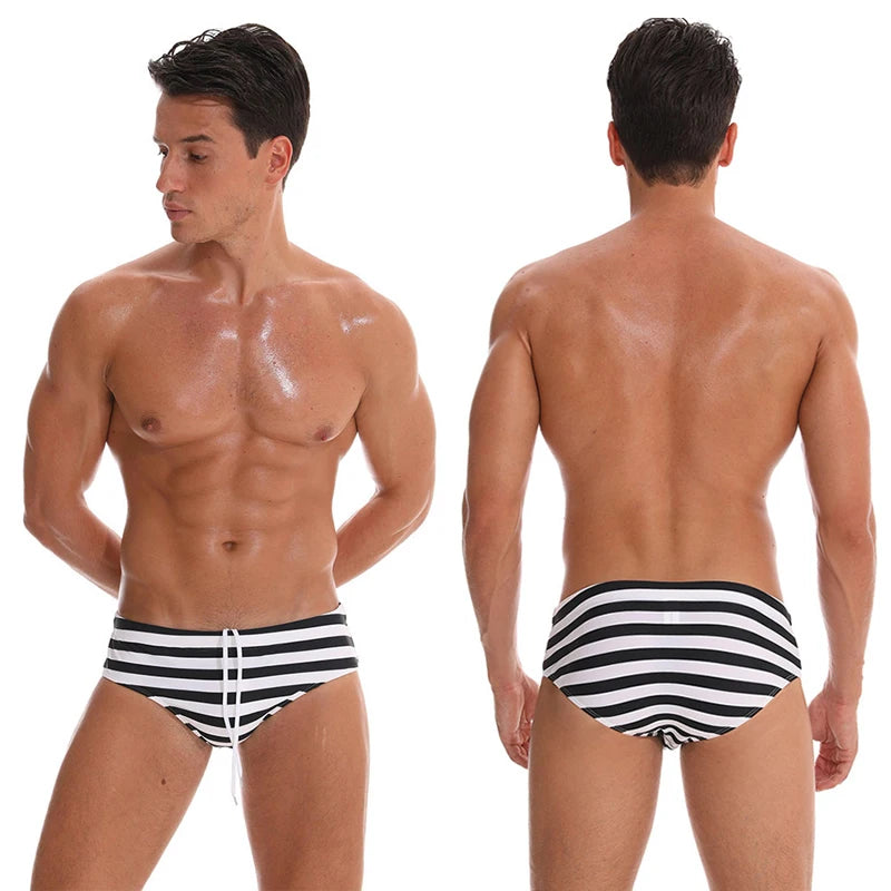 DATIFER Printed Swiming Briefs