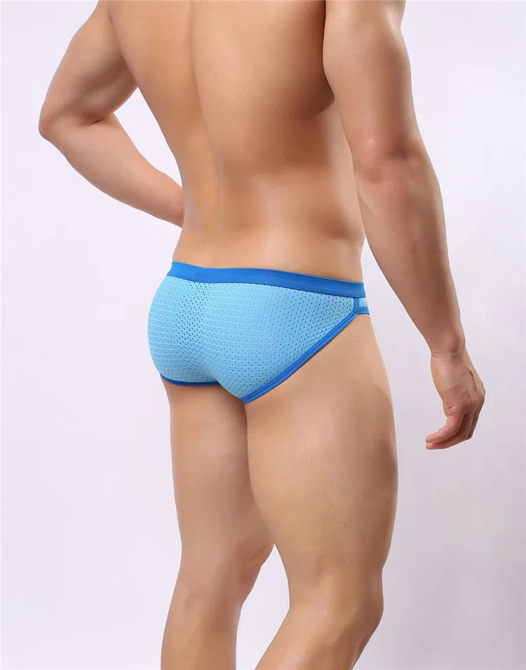 BRAVE PERSON Men's Breathable Mesh Briefs - High Quality Underwear - ShopHub