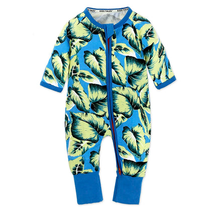 Kids Tales Everyday Wonder Cotton-Stretch Zip Baby Romper