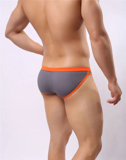 BRAVE PERSON Men's Breathable Mesh Briefs - High Quality Underwear - ShopHub
