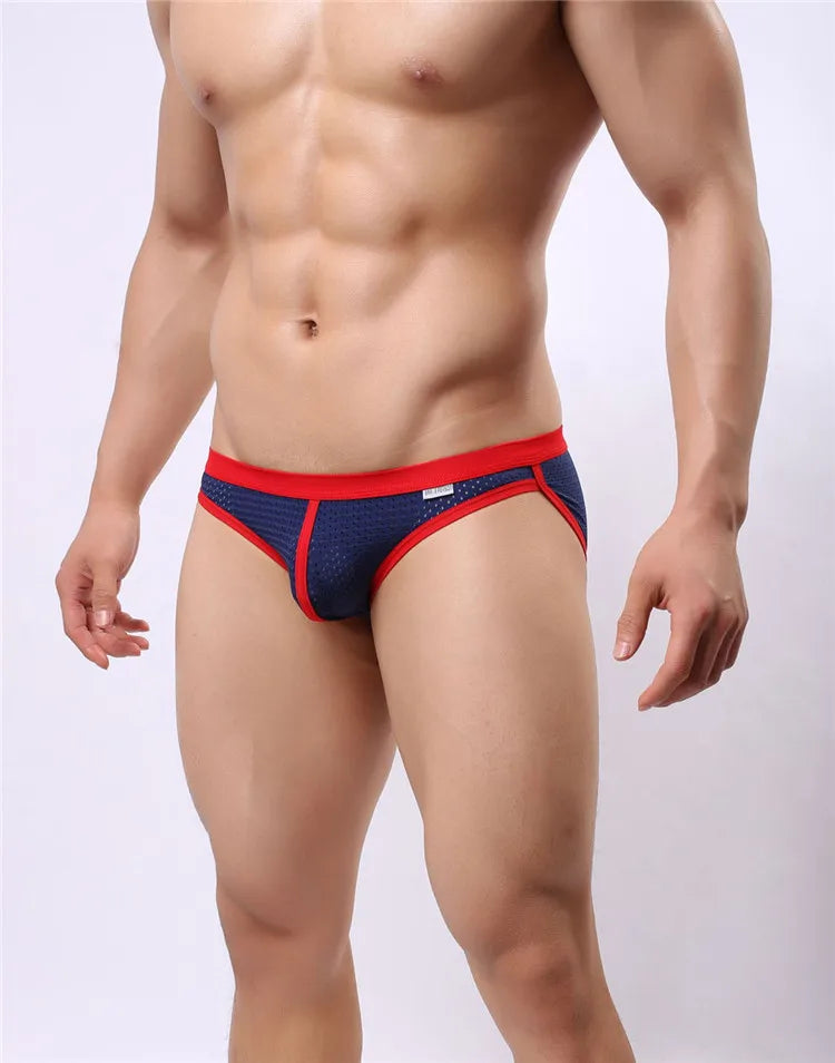 BRAVE PERSON Men's Breathable Mesh Briefs - High Quality Underwear - ShopHub