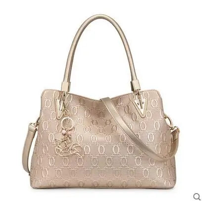FOXER Cowhide Leather Women's Shoulder Bag