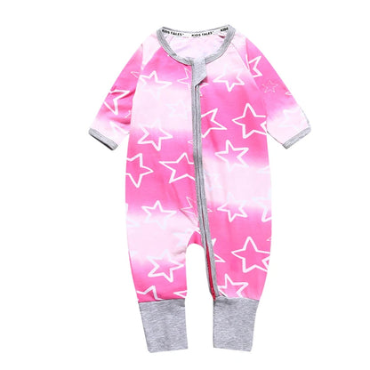 Kids Tales Everyday Wonder Cotton-Stretch Zip Baby Romper