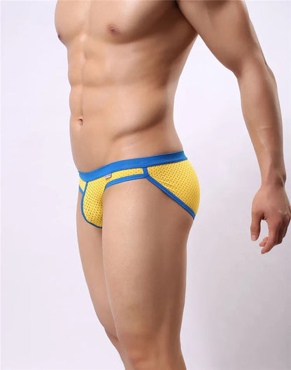 BRAVE PERSON Men's Breathable Mesh Briefs - High Quality Underwear - ShopHub
