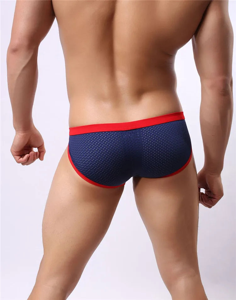 BRAVE PERSON Men's Breathable Mesh Briefs - High Quality Underwear - ShopHub