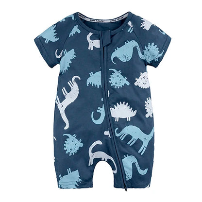 Kids Tales Sunny Side Cotton-Blend Zip Baby Romper
