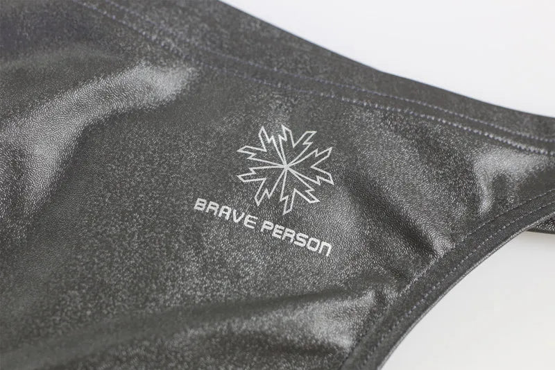 BRAVE PERSON Men's Low Waist Leather Briefs - ShopHub