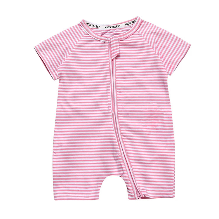 Kids Tales Sunny Side Cotton-Blend Zip Baby Romper