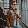 FLAVOR Men's Leather Bomber Jacket – Urban Heritage