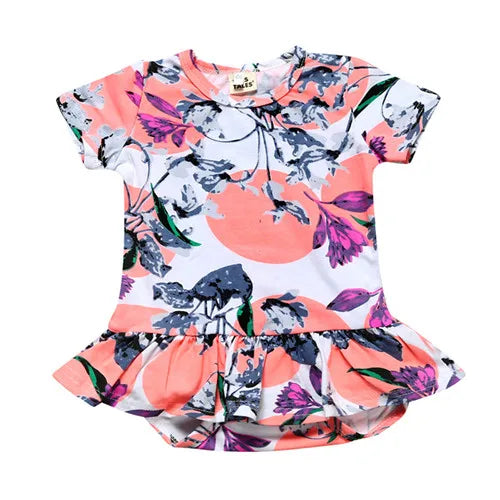 Kids Tales Blossom Belle Cotton-Blend Baby Girl Romper