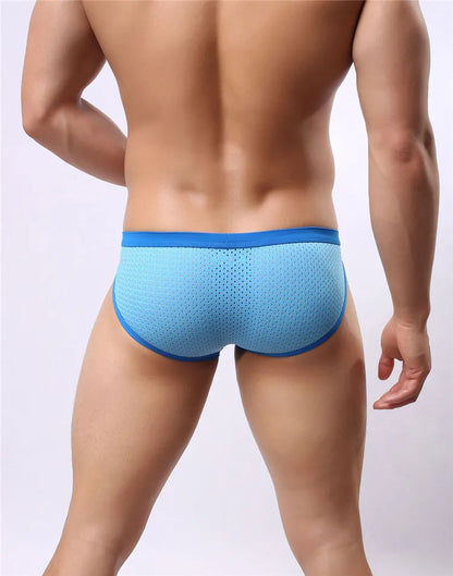 BRAVE PERSON Men's Breathable Mesh Briefs - High Quality Underwear - ShopHub