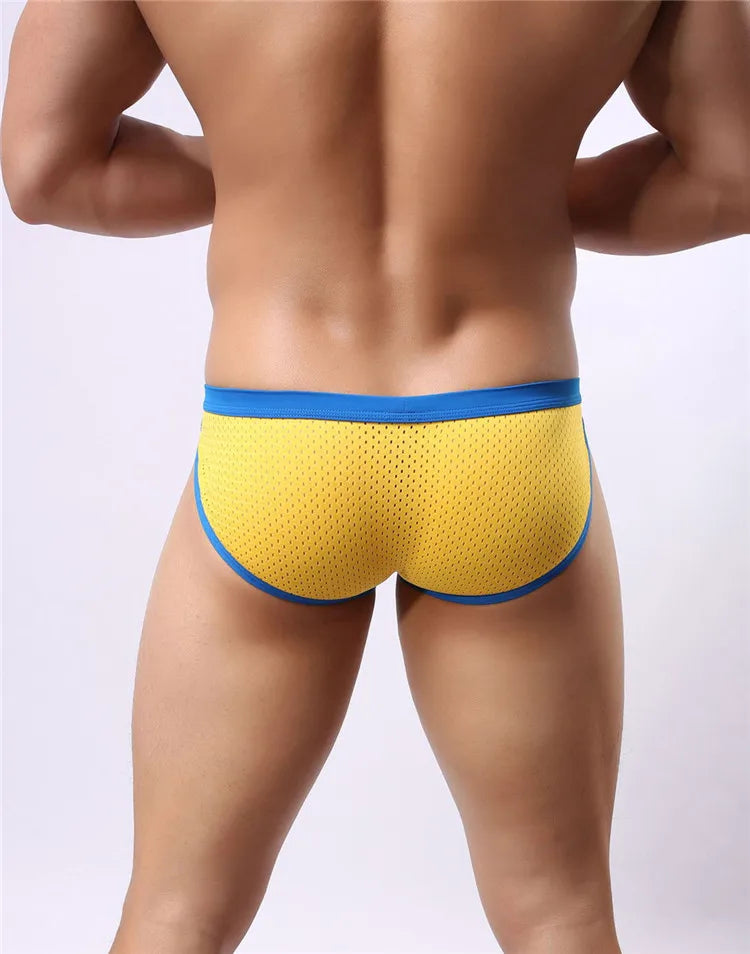 BRAVE PERSON Men's Breathable Mesh Briefs - High Quality Underwear - ShopHub