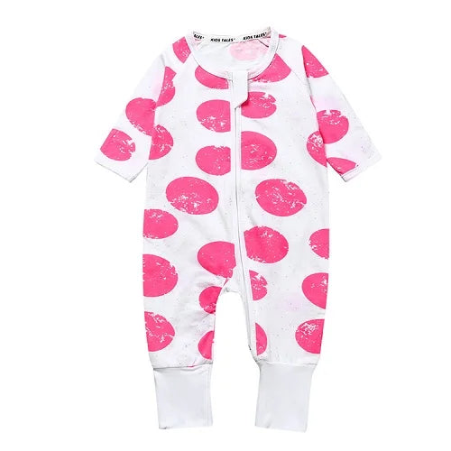 Kids Tales Everyday Wonder Cotton-Stretch Zip Baby Romper