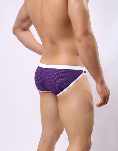 BRAVE PERSON Men's Breathable Mesh Briefs - High Quality Underwear - ShopHub