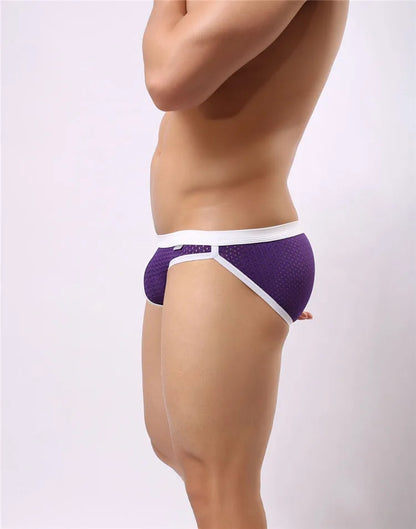 BRAVE PERSON Men's Breathable Mesh Briefs - High Quality Underwear - ShopHub