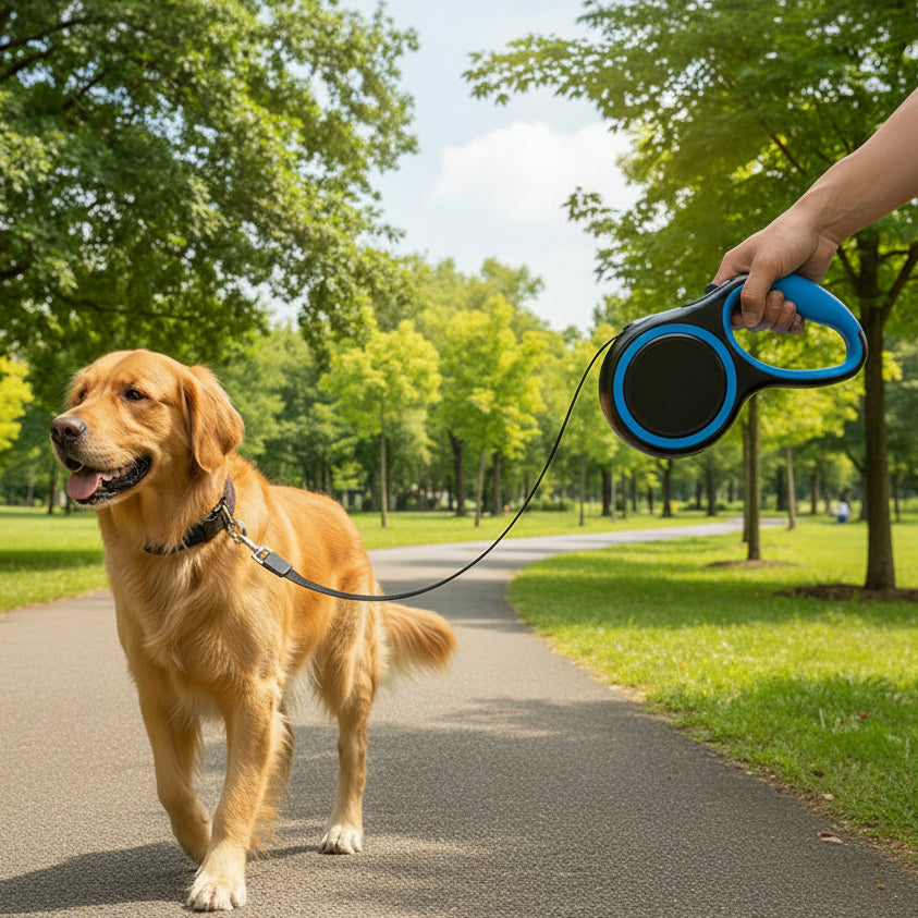 5M/20KG Retractable Pet Dog Lead Leash Strong Flexible Extendable Lock Max dealonline.co.nz
