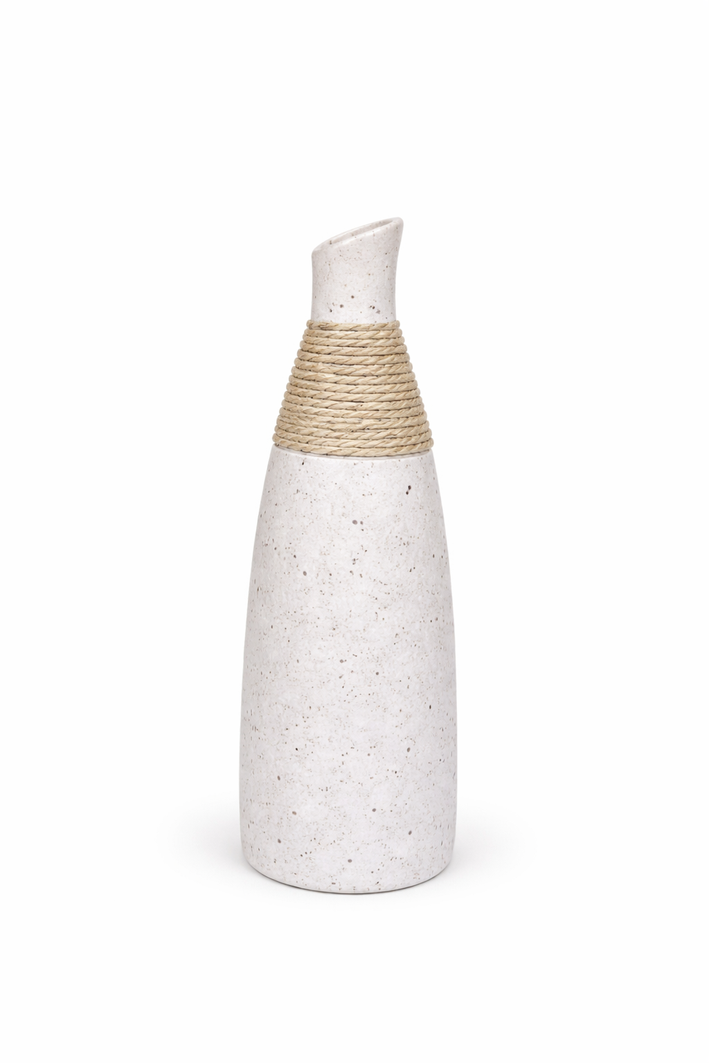 Frankly Cotton Speckled Ceramic Rope Vase Nest & Stem Homewares