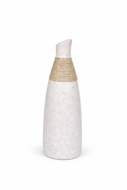 Frankly Cotton Speckled Ceramic Rope Vase Nest & Stem Homewares