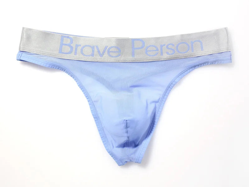 BRAVE PERSON Transparent Men's Briefs - Low-Waist Mesh Gauze Breathable Underwear - ShopHub