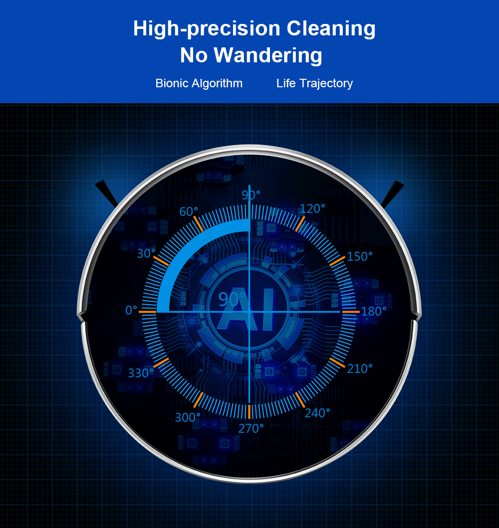 LIECTROUX C30B robot vacuum cleaner cleaning hardwood floor with circular design and sensors for automatic dirt removal.