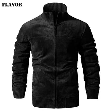 FLAVOR Men's Pigskin Leather Jacket – Downtown Edge
