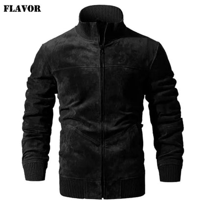 FLAVOR Men's Pigskin Leather Jacket – Downtown Edge