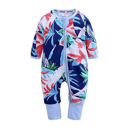 Kids Tales Everyday Wonder Cotton-Stretch Zip Baby Romper