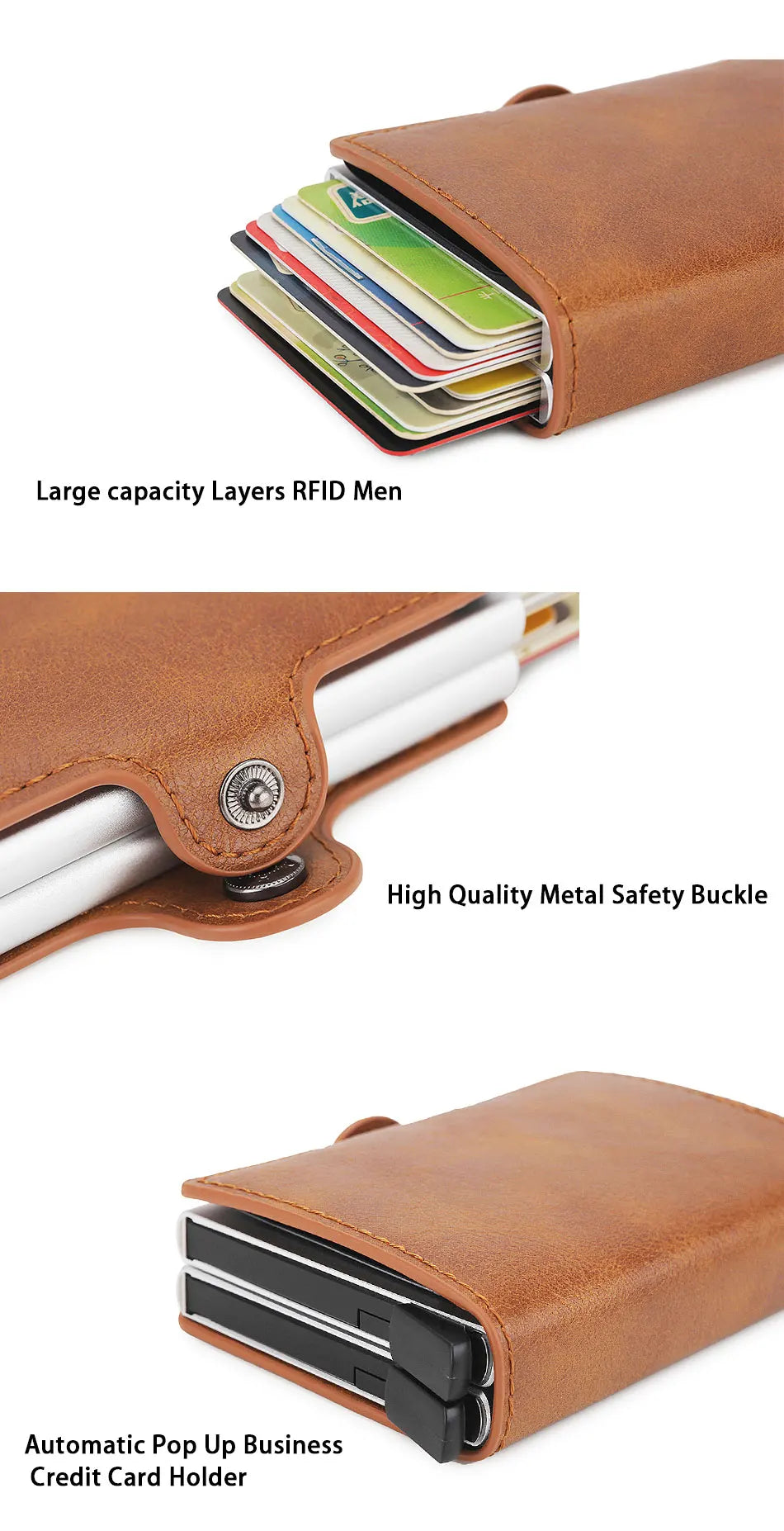 RFID Blocking Credit Card Holder Wallets
