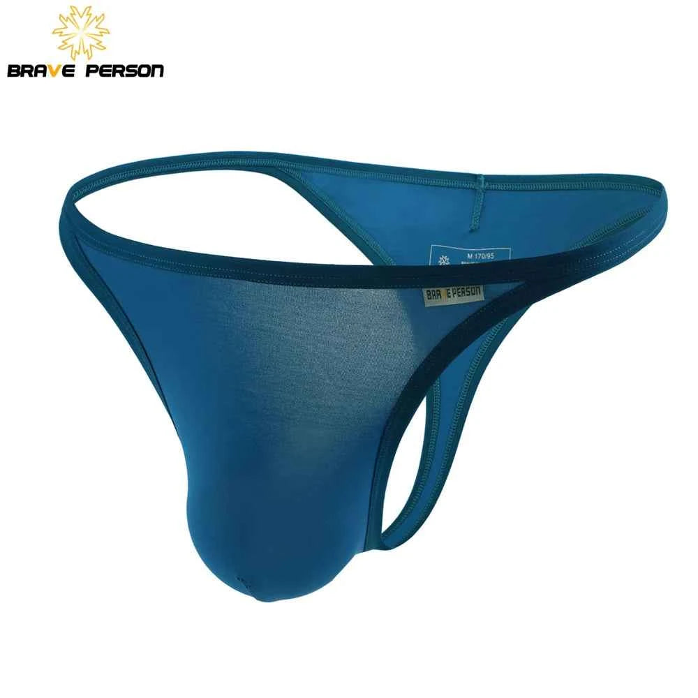 BRAVE PERSON Men's Sexy Briefs - Fashionable Low Waist Breathable Underwear