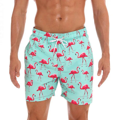 Men's ShopHub NZ summer boardshorts with quick-dry polyester, breathable mesh liner, ideal for gym and beach activities.