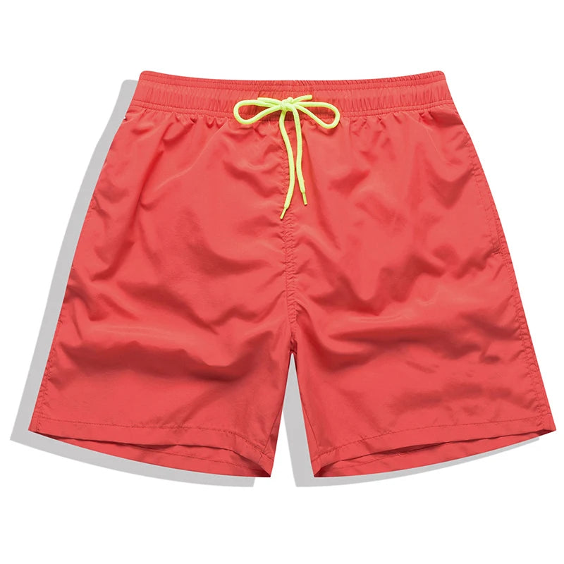Men's beach short surfboard shorts in vibrant blue and black from ShopHub NZ, designed for swimming and beach sports.