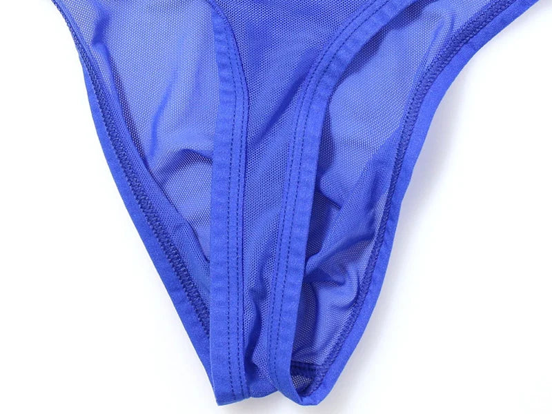 BRAVE PERSON Transparent Men's Briefs - Low-Waist Mesh Gauze Breathable Underwear - ShopHub
