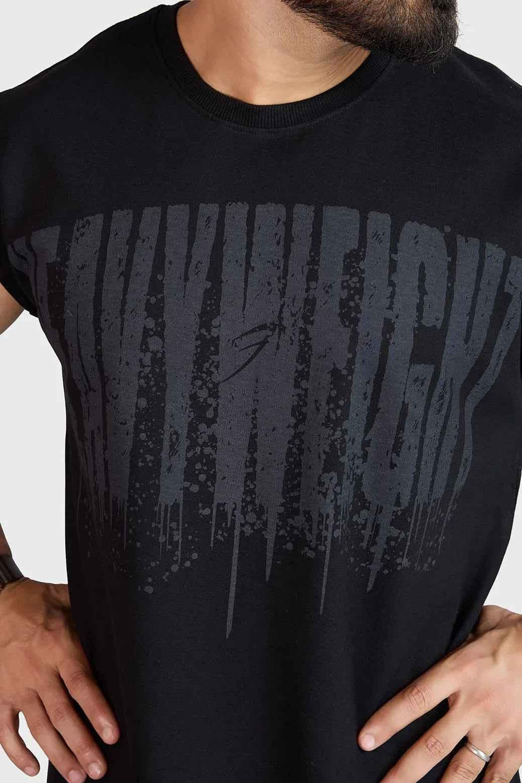 Heavyweight Capsleeves Tank Black
