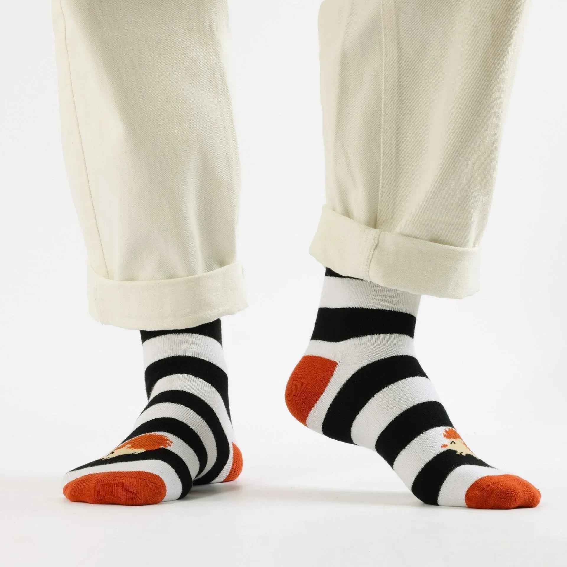 Save the Striped Hedgehog Bamboo Socks