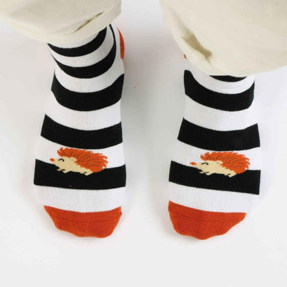 Save the Striped Hedgehog Bamboo Socks