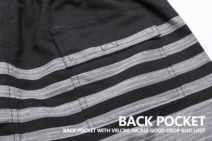 ShopHub NZ men's boardshorts with quick-dry polyester, breathable mesh liner, perfect for gym or beach activities.