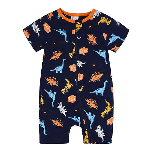 Kids Tales Sunny Side Cotton-Blend Zip Baby Romper