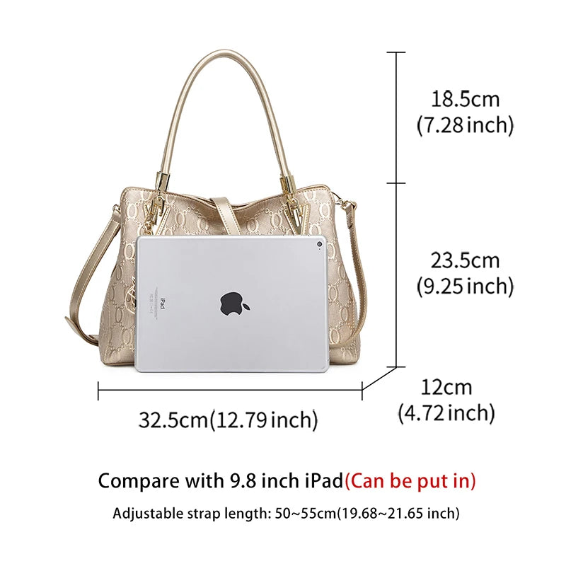 FOXER Cowhide Leather Women's Shoulder Bag