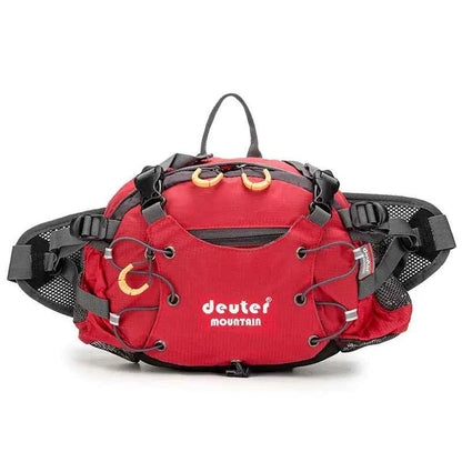 Deuter Cycling Sports Waist Bag - 10-Inch Multi-Pocket Design for Running & Outdoor Activities | Unisex