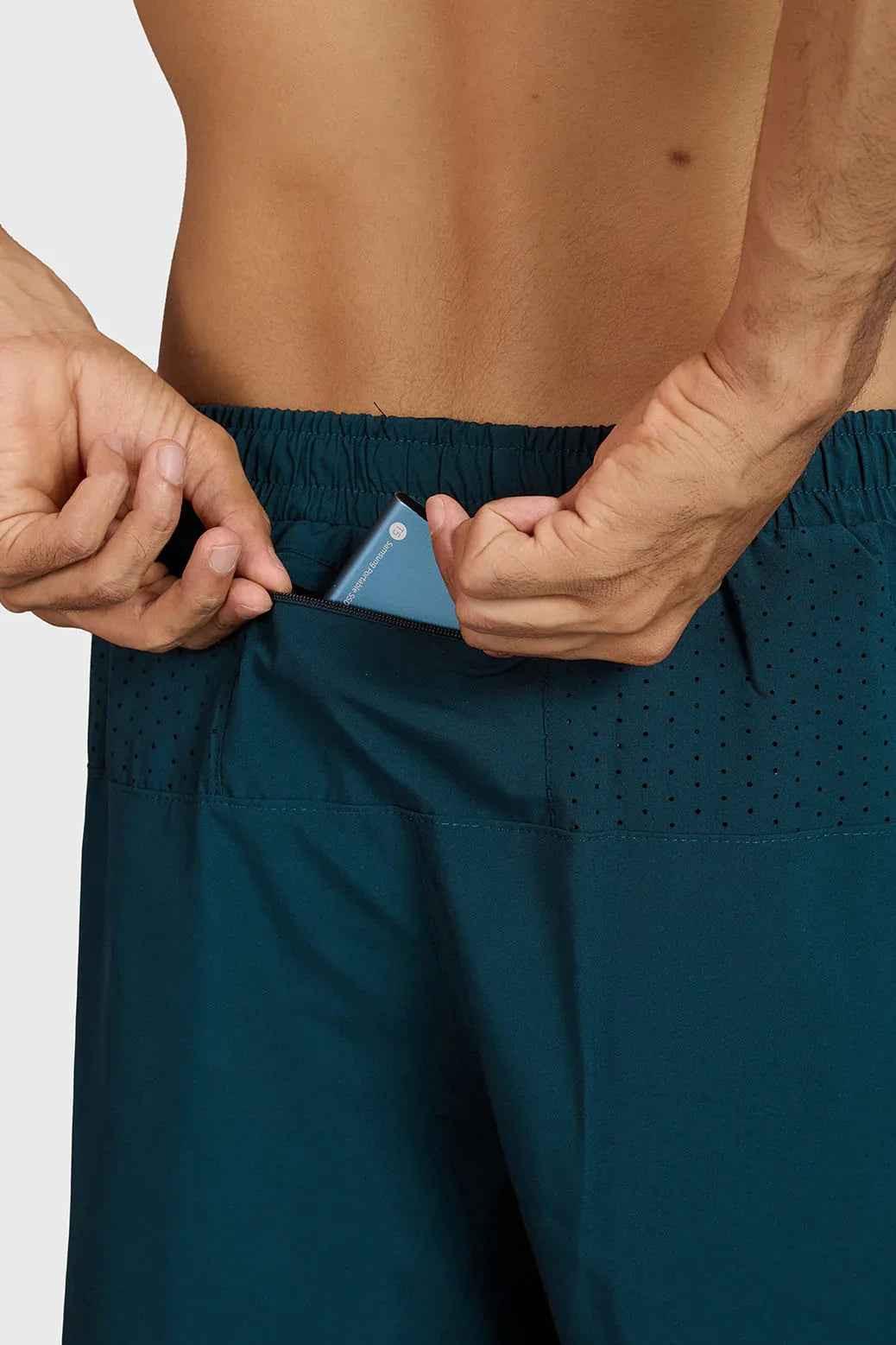 Hyper 5" Running  Shorts Deep Green