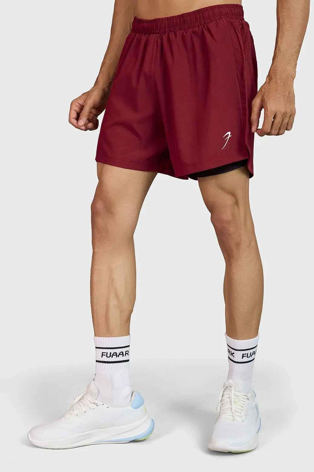 Hyper 5" Running  Shorts Maroon