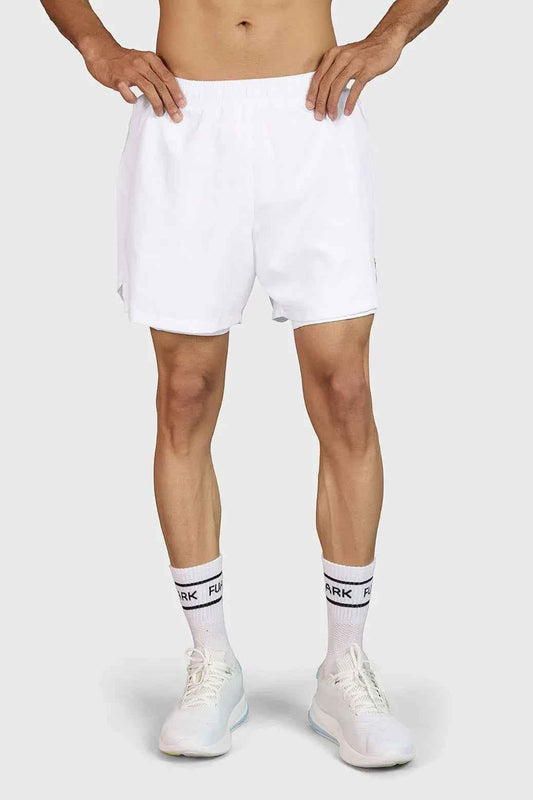 Hyper 5" Running  Short White