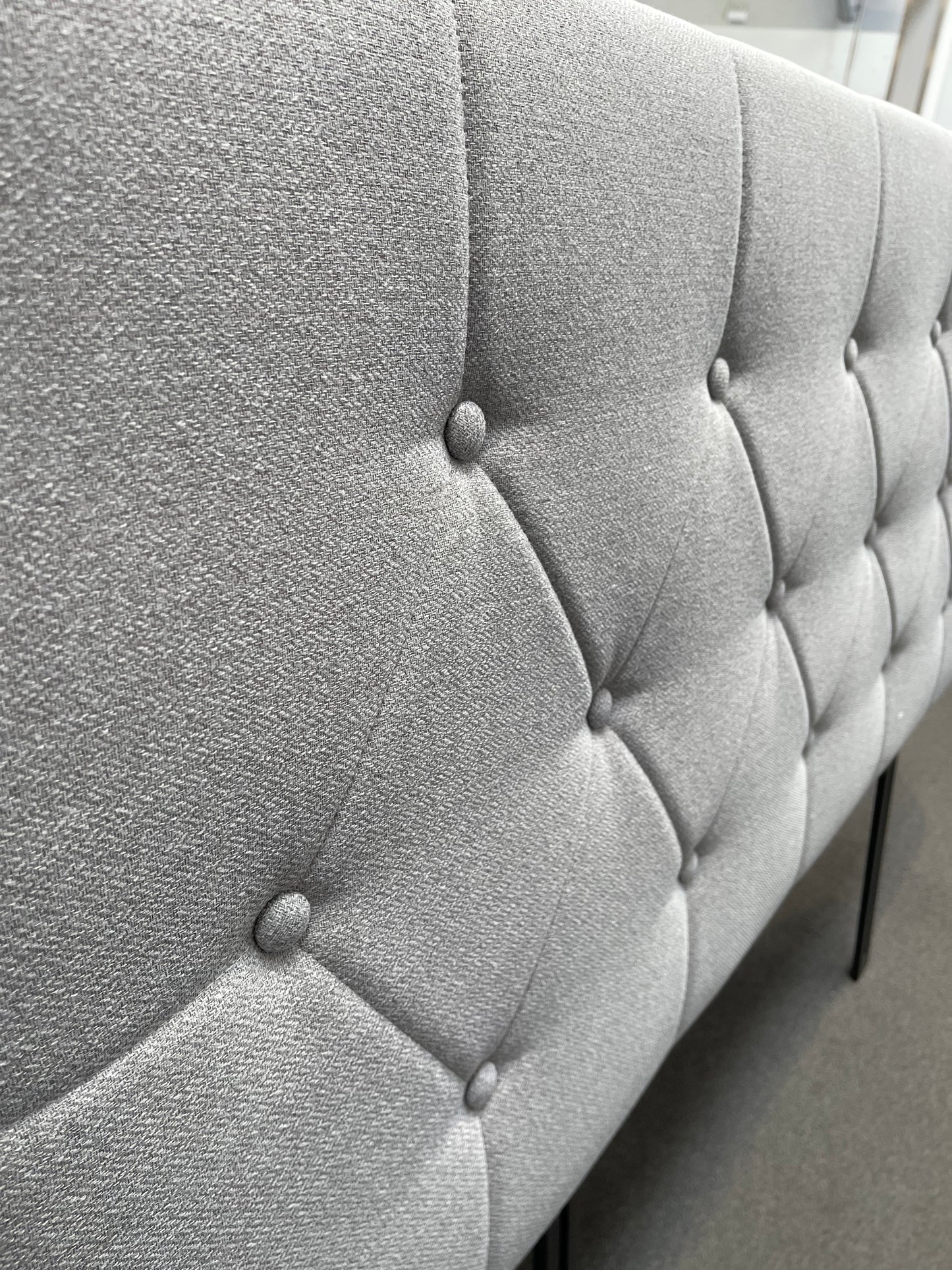 Fenland Headboard Light Grey Queen sue-e furniture