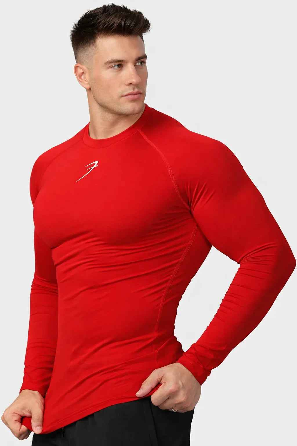 Compression Fullsleeves T-shirt Red