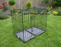 Pet Cage - 70CM Wide Collapsible Metal Pet Cage BLACK dealonline.co.nz
