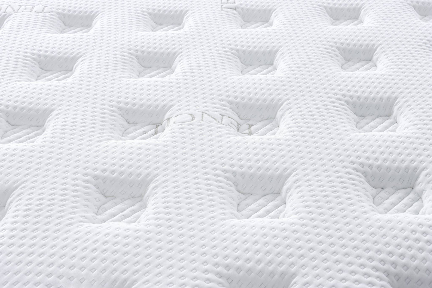 Superking Abbotts Pocket Spring mattress by sue-e furniture with Tencel fabric, showcasing plush surface and supportive construction.