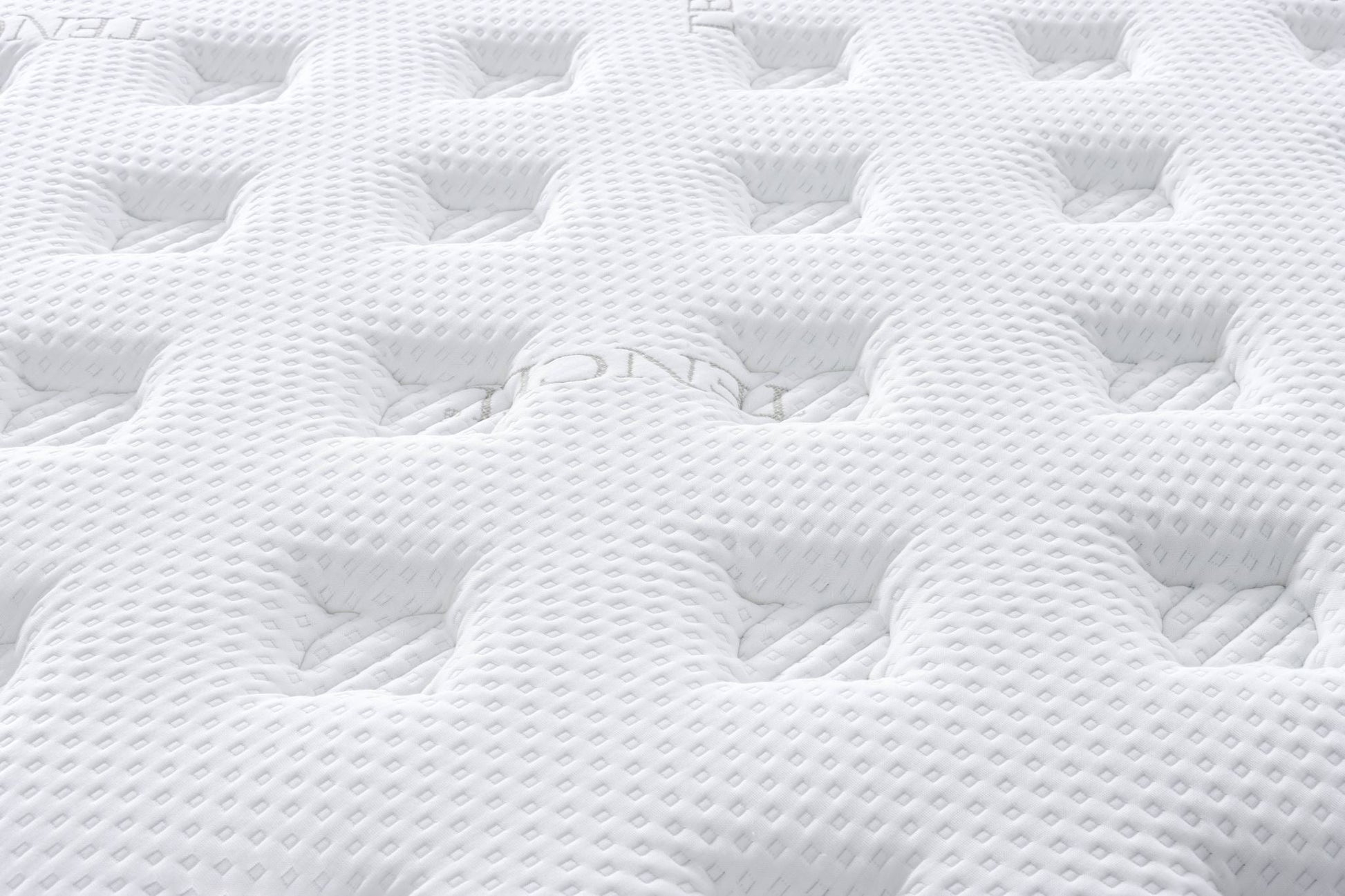 Superking Abbotts Pocket Spring mattress by sue-e furniture with Tencel fabric, showcasing plush surface and supportive construction.